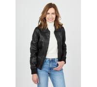 Blouson JCC "2999101-2", Damen, Gr. XL, schwarz, Obermaterial 100% Leder; Futter; 100% Polyester, Jacken Blouson (42805347-XL) schwarz
