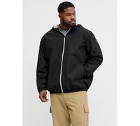 Blouson "JJJAKE LIGHT JACKET PLS", Herren, Gr. 3XL, schwarz, Web, Obermaterial: 100% Polyester, JACK & JONES PLUSSIZE, unifarben, regular fit, Jacken Blouson (41177848-XXXL) schwarz