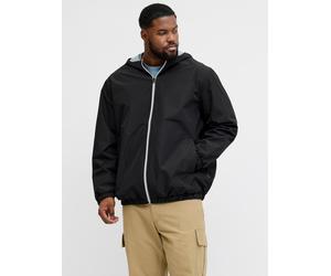Blouson "JJJAKE LIGHT JACKET PLS", Herren, Gr. 3XL, schwarz, Web, Obermaterial: 100% Polyester, JACK & JONES PLUSSIZE, unifarben, regular fit, Jacken Blouson (41177848-XXXL) schwarz