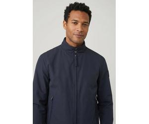 Blouson JOOP JEANS "Janos", Herren, Gr. 48, dunkelblau, Web, Obermaterial: 63% Baumwolle, 37% Polyester, clean, unifarben, normal normal, 2-Knopf-Manschette, Jacken Blouson, mit Reißverschluss (143578