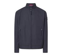 Blouson JOOP JEANS "Janos", Herren, Gr. 58, dunkelblau, Web, Obermaterial: 63% Baumwolle, 37% Polyester, clean, unifarben, normal normal, 2-Knopf-Manschette, Jacken Blouson, mit Reißverschluss (143578