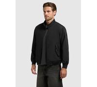 Blouson KHUJO "AGANO", Herren, Gr. S, schwarz, Web, 65% Polyester, 35% Baumwolle, unifarben, regular fit, eingesetzt Rippstrickbündchen, Jacken Blouson (15162258-S) schwarz