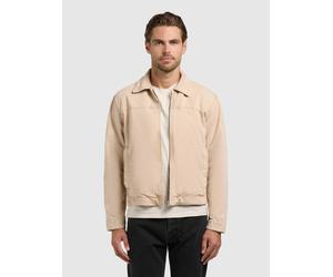 Blouson KHUJO "BRAVE", Herren, Gr. M, sugar cane beige, Canvas, 100% Baumwolle, regular fit hüftlang, eingesetzt mit Druckknopf, Jacken Blouson (75581019-M) sugar cane beige