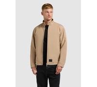 Blouson KHUJO "COVER", Herren, Gr. L, beige (light camel), Web, 85% Polyester, 15% Baumwolle, unifarben, regular fit hüftlang, eingesetzt abgesteppte Kante mit Knöpfen, Jacken Blouson (78370000-L) lig