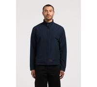 Blouson KHUJO "COVER", Herren, Gr. XL, atlantic blau, Web, 85% Polyester, 15% Baumwolle, unifarben, regular fit hüftlang, eingesetzt abgesteppte Kante mit Knöpfen, Jacken Blouson (87818821-XL) atlanti