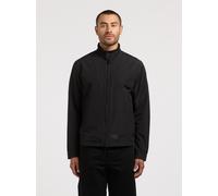 Blouson KHUJO "COVER", Herren, Gr. XL, schwarz, Web, 85% Polyester, 15% Baumwolle, unifarben, regular fit, eingesetzt abgesteppte Kante mit Knöpfen, Jacken Blouson (90637700-XL) schwarz