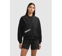 Blouson KHUJO "FACEE WITH BAG", Damen, Gr. XS, schwarz, Web, 100% Nylon, unifarben, regular fit hüftlang, eingesetzt Rippbündchen, Jacken Blouson (99925661-XS) schwarz