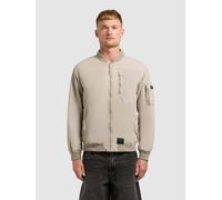khujo Blouson mit Label-Patches Modell 'IBE' in Kitt, Größe L