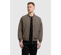 Blouson KHUJO "IBE", Herren, Gr. L, braun (latte braun), Web, 100% Nylon, regular fit hüftlang, eingesetzt angesetztes Bündchen, Jacken Blouson (29484939-L) latte braun