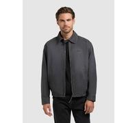 Blouson KHUJO "NOAM", Herren, Gr. L, grau, Web, 100% Baumwolle, regular fit hüftlang, eingesetzt mit Knöpfen, Jacken Blouson (28876500-L) grau