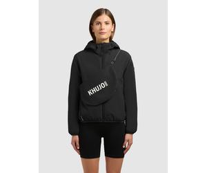 Blouson KHUJO "SHELLY2 WITH BAG", Damen, Gr. XL, schwarz, Web, 100% Nylon, regular fit hüftlang, eingesetzt elastischer Bund mit Gummizug, Jacken Blouson (59263227-XL) schwarz