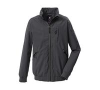 Blouson KILLTEC "KOS 129 BYS BLSN", Jungen, Gr. 152, anthrazit, Obermaterial: 100% Polyester;Futter: 100% Polyester, Jacken Blouson, Wetterfester Kinder-Blouson, 10.000 mm Wassersäule, einrollbare Kap