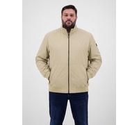 Blouson LERROS "Blouson leicht gefüttert in GROSSEN GRÖSSEN", Herren, Gr. 4XL, beige (kitt), 100% Polyester, Jacken Blouson, Herren Blouson in Übergröße, Wasser- und windabweisend, Atmungsaktiv (62864