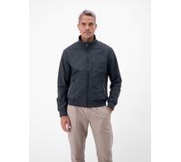 Blouson LERROS, Herren, Gr. XL, blau night, Web, Obermaterial: 100% Polyester, unifarben, bequem hüftbedeckend, Rundhals, Flachstrickbündchen, Jacken Blouson, mit Stehkragen und Reißverschluss (593477