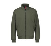 Blouson LERROS, Herren, Gr. XXL, nordic olive, Web, Obermaterial: 100% Polyester, unifarben, bequem hüftbedeckend, Rundhals, Flachstrickbündchen, Jacken Blouson, mit Stehkragen und Reißverschluss (993