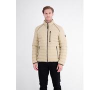 Blouson LERROS "Leichter und modischer Steppblouson mit wärmender Füllung", Herren, Gr. L, beige (gravel beige), 100% Polyester, Jacken Blouson (64612552-L) gravel beige
