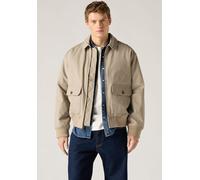 Blouson LEVI'S "CORTLAND JACKET", Herren, Gr. XL, beige (vintage khaki), Web, Obermaterial: 100% Baumwolle, unifarben, bequem hüftbedeckend, Rundhals, Bündchen, Jacken Blouson, mit Reißverschluss und