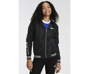 Blouson LONSDALE "MERIDEN", Damen, Gr. S, schwarz, Obermaterial: 100% Polyester, unifarben, Rippbündchen, Jacken Blouson Blousonjacke (15538913-S) schwarz