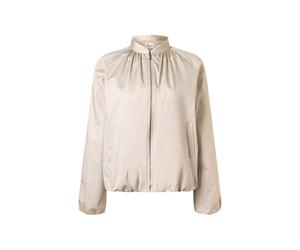 Blouson MAERZ MUENCHEN "Maerz Muenchen 181801 Blousonjacke Damen Bekleidung", Damen, Gr. 40, beige (braun), 96% Baumwolle, 4% Elasthan, Bündchen, Jacken Blouson (56553038-40) braun