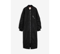 Blouson-Mantel mit Strickkragen 40