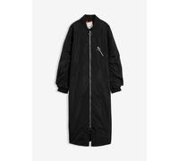 Blouson-Mantel mit Strickkragen 42