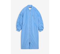 Blouson-Mantel mit Strickkragen 50