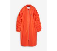 Blouson-Mantel mit Strickkragen 50