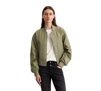 Blouson MARC O'POLO, Damen, Gr. 32, forest moss, Web, Obermaterial: 100% Polyester, regular fit, Rippbündchen, Jacken Blouson, im Pilotenstil, verkürzte Form, mit mattem Glanz und softem Finish (76253