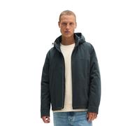 Blouson MARC O'POLO, Herren, Gr. XXL, grün (peppercorn grau), Obermaterial: 47% Polyester, 42% Baumwolle, 11% Polyamid, regular fit normal, Manschette, Jacken Blouson, regular mit abnehmbarer Kapuze (