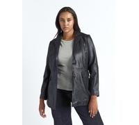 Maze Leder Blazer Damen schwarz, 52