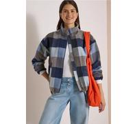 Blouson CECIL, Damen, Gr. XXL (46), urban dunkelblau, Stoff, Obermaterial: 70% Polyester, 30% Wolle. Futter: 100% Polyester, Jacquardmuster, comfort fit normal, hoch geschlossener Ausschnitt, elastisc