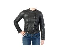 Blouson - PEPE JEANS - Rocky - Leder - Schwarz - Komfortables Steppfutter