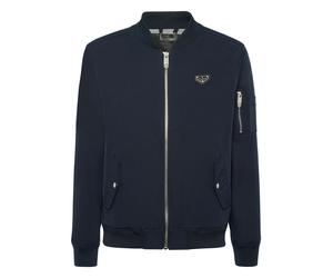 Blouson PHILIPP PLEIN "Bomber", Damen, Gr. 3XL, 24, navy, Obermaterial: 100% Polyester; Futter: 100% Polyamid; Füllung: 100% Polyester, Jacken Blouson (37170653-XXXL) 24, navy
