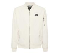 Blouson PHILIPP PLEIN "Bomberjacke", Herren, Gr. M, weiß (06, beige), Obermaterial: 100% Polyester. Futter: 100% Polyamid. Füllung: 100% Polyester, Jacken Blouson (78365707-M) 06, beige