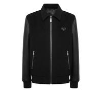 Blouson PHILIPP PLEIN "Jacke", Jungen, Gr. L, 02, schwarz, Obermaterial: 64% Polyester, 33% Viskose, 3% Elasthan; Futter: 100% Polyester, Jacken Blouson (67325810-L) 02, schwarz