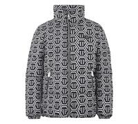 Blouson PHILIPP PLEIN "Monogram", Herren, Gr. XL, 02, schwarz, Obermaterial: 100% Polyester; Futter: 100% Polyester; Füllung: 100% Polyester, Jacken Blouson (69246352-XL) 02, schwarz