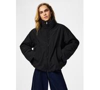 Blouson PIECES "PCSIF JACKET NOOS BC", Damen, Gr. L, schwarz, Web, Obermaterial: 100% Polyester, unifarben, normal, Jacken Blouson, Kunstfaser (59878943-L) schwarz