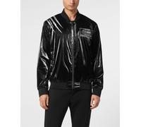 Blouson PLEIN SPORT "Bomberjacke", Jungen, Gr. 3XL, schwarz (02, schwarz), Obermaterial: 100% Polyamid; Füllung: 100% Polyester, Jacken Blouson (29416502-XXXL) 02, schwarz