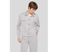 Blouson RABE "Jacke", Damen, Gr. 42, grau (hellgrau), 68%Baumwolle 29%Polyester 3%Elasthan, gestreift, gerade, gerader Abschluss, Jacken Blouson (76654669-42) hellgrau