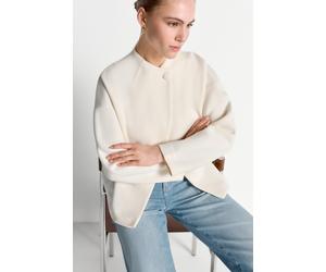 Blouson RICHROYAL, Damen, Gr. XL, weiß (pearl weiß), Web, Obermaterial: 50% Polyester, 50% Viskose, unifarben, regular fit taillenbedeckt, Rundhals, eingesetzt gerader Abschluss, Jacken Blouson, Regul