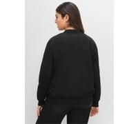 Blouson SHEEGO, Damen, Gr. 48, schwarz, 100% Polyester, unifarben, Jacken Blouson (76261069-48) schwarz