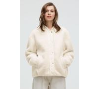 Blouson SENSES.THE LABEL, Damen, Gr. XS/S, buttercream, Material: 100% Polyester, Futter: 100% Polyester, unifarben, regular fit normal, eingesetzt gerader Abschluss, Jacken Blouson, mit Wendefunktion