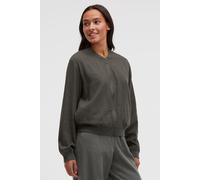 Blouson SOCCX, Damen, Gr. XS, grau (cool khaki), Web, Material: 55% Leinen, 45% Viskose, regular fit normal, eingesetzt Rippbündchen, Jacken Blouson, mit Rippbündchen im Ärmel (60982058-XS) cool khaki