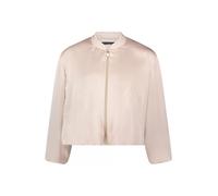 Betty Barclay Regular Fit Blazer aus Satin mit Reißverschluss in Beige, Größe 44