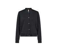 Blouson SOYACONCEPT "SC-DANIELA 11", Damen, Gr. L, schwarz, Web, Obermaterial: 73% Polyester, 19% Viskose, 8% Elasthan, unifarben, modisch, Langarm, Jacken (46047239-L) schwarz
