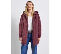 Blouson STREET ONE, Damen, Gr. 36, light mahagony rot, Stoff, Obermaterial: 55% Polyester, 45% Polyamid; Futter: 100% Polyester, unifarben, normal hüftbedeckend, ohne Ausschnitt, angesetztes Bündchen,