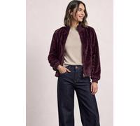 Blouson STREET ONE, Damen, Gr. 38, rustic rouge, Stoff, Oberstoff: 100% Polyester. Futter: 100% Polyester, gemustert, normal normal, hoch geschlossener Ausschnitt, Bündchen, Jacken Blouson, mit Elasti