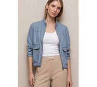 Street One Damen Blouson mit Stehkragen aus Lyocell