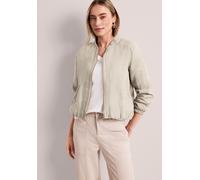 Blouson STREET ONE, Damen, Gr. 44, timeless beige, Jacken Blouson, aus Leinen (10359262-44) timeless beige