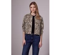 Street One Studio Blouson F322982 – Leo-Muster Creamy Braun Gr. 42